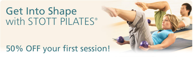 Work It Out with STOTT�PILATES & Receive 50% Off Your Intro Session